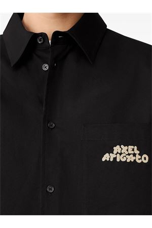 Camicia Drew in cotone nero AXEL ARIGATO | A3980001BLACK